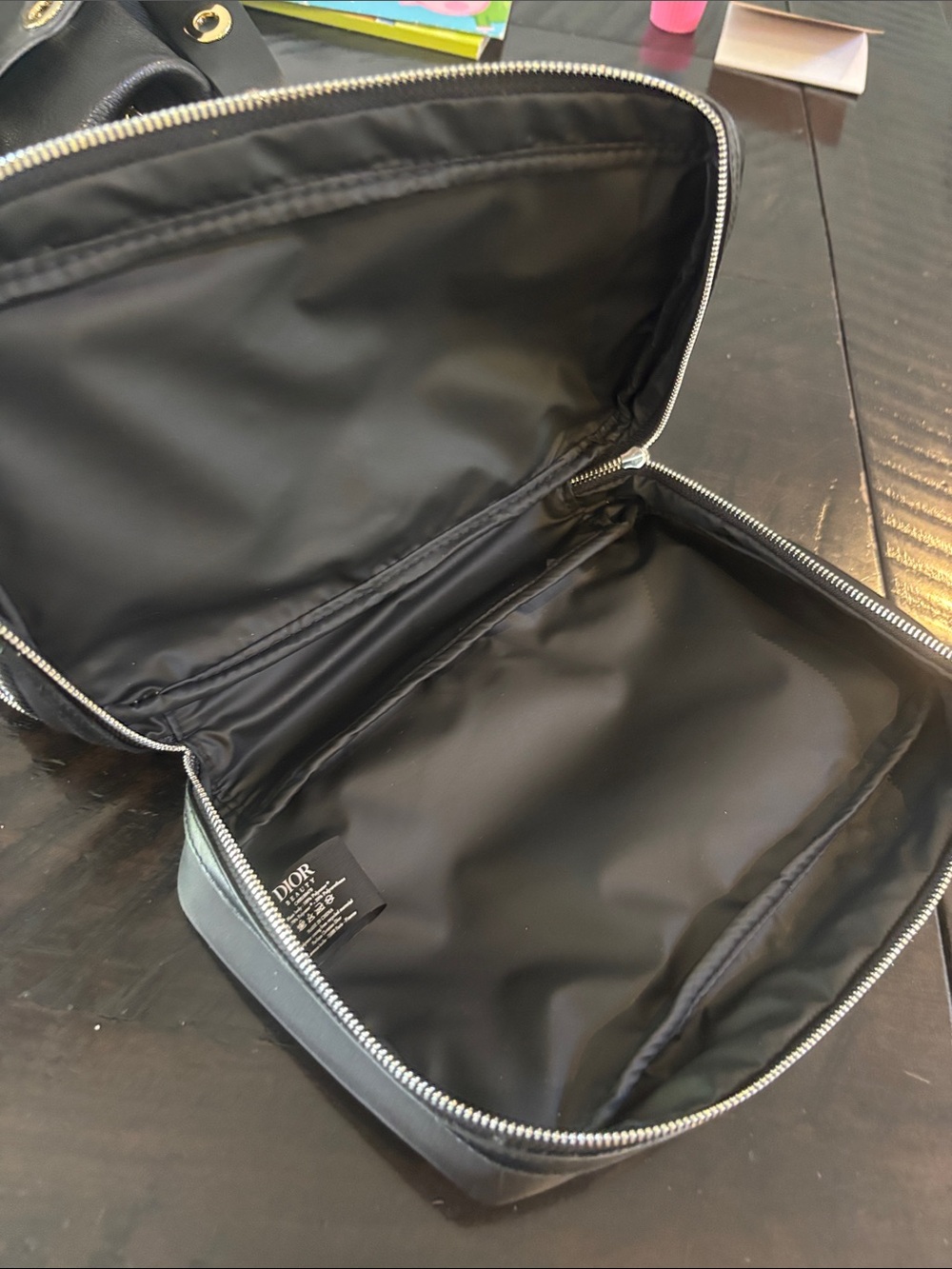 Dior Backstage Black Toiletry/ makeup Pouch - Picture 6 of 7